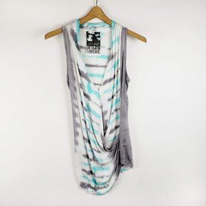 Young Fabulous & Broke tie dye crossover top S
